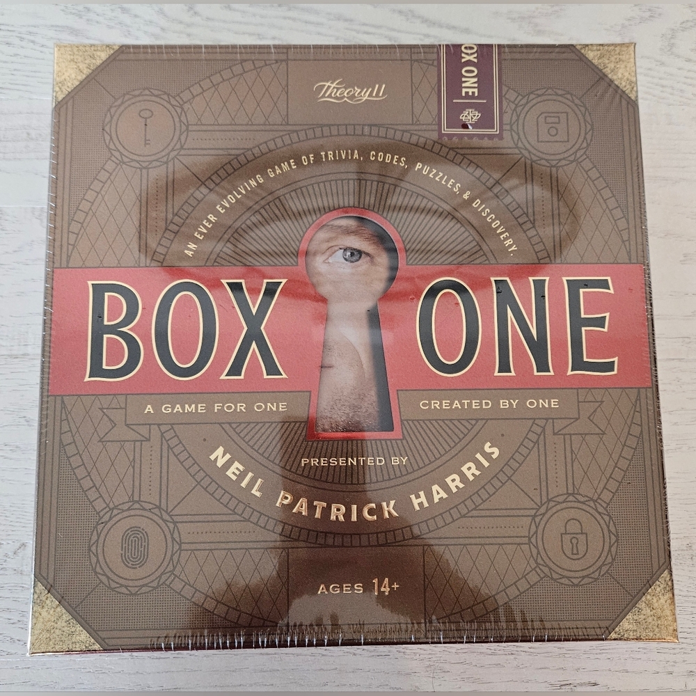Box ONE (Theory II) By Neil Patrick Harris - An Incredible Adventure Game 14+